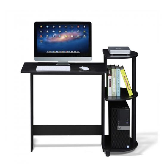 Computer Desk With Side Shelves