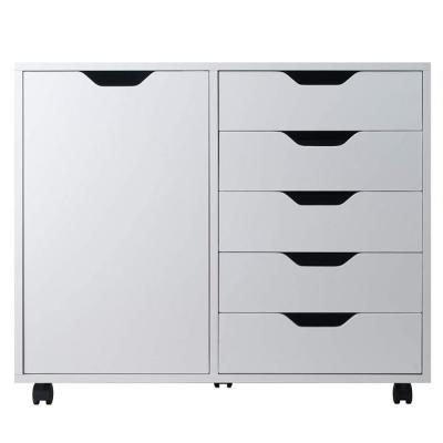 Wood Storage Dresser Cabinet With 5 Drawer